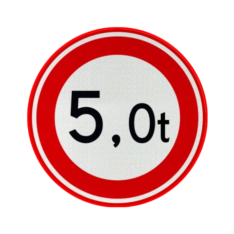 Gesloten boven aangegeven massa