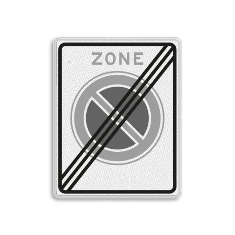 Einde parkeerzone