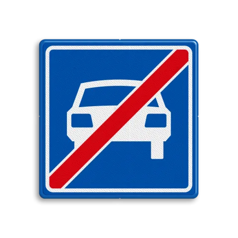 Einde autoweg