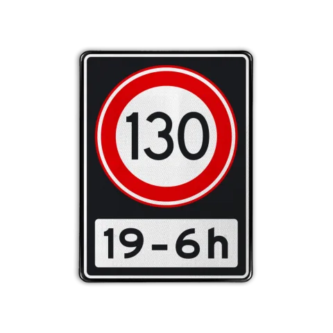 Maximumsnelheid 100 km/u (met hogere aanduiding)