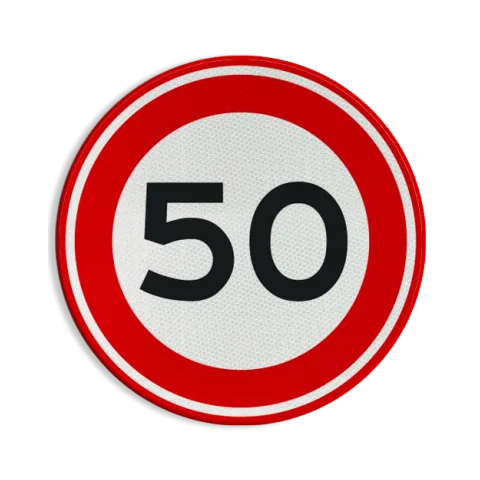 Maximumsnelheid 50 km/u